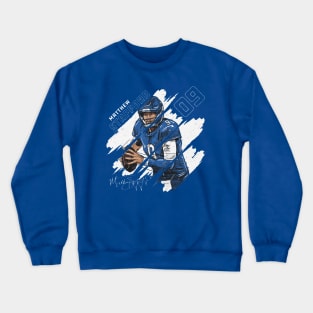 Matthew Stafford Los Angeles R Stripes Crewneck Sweatshirt